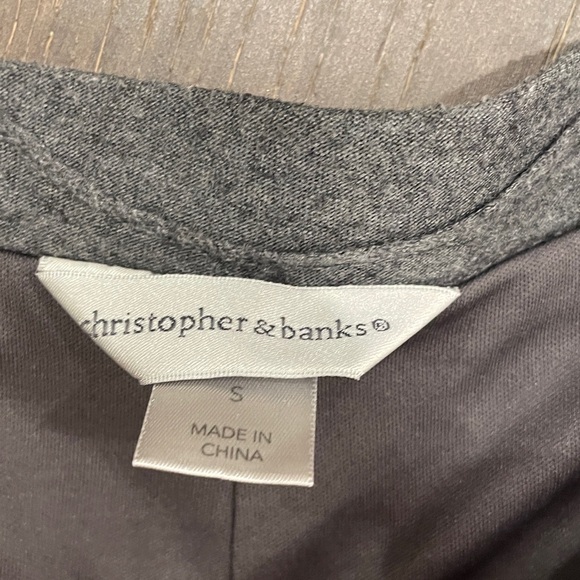 Christopher & Banks Gray A-Line Skirt - Picture 2 of 2